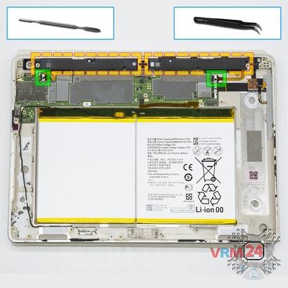 How to disassemble Huawei MediaPad M2 10'', Step 13/1