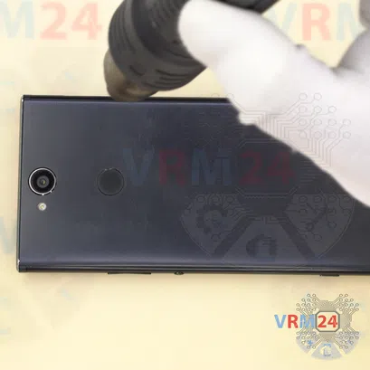 Como desmontar Sony Xperia XA2 Plus por si mesmo, Passo 3/8