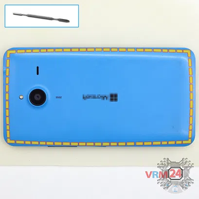 How to disassemble Microsoft Lumia 640 XL RM-1062, Step 1/1