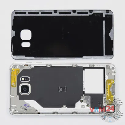 Cómo desmontar Samsung Galaxy Note 5 SM-N920, Paso 2/2