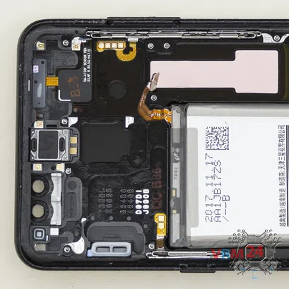 How to disassemble Samsung Galaxy A8 (2018) SM-A530, Step 12/2