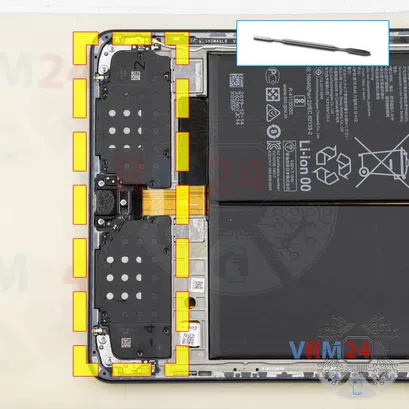 How to disassemble Huawei MatePad Pro 10.8'', Step 8/1