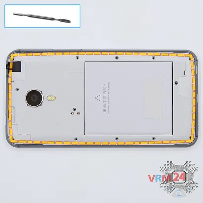 How to disassemble Meizu MX4 PRO M462, Step 3/1