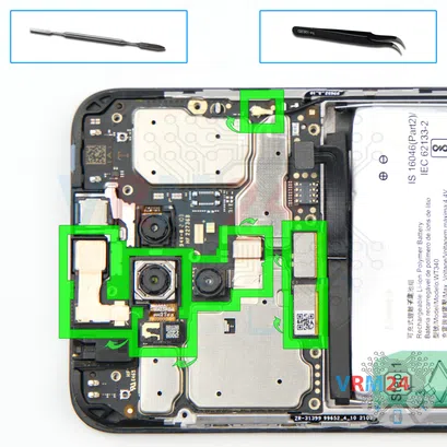 Como desmontar Nokia G10 TA-1334 por si mesmo, Passo 13/1