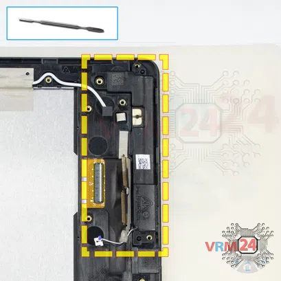 Cómo desmontar Asus ZenPad Z8 ZT581KL, Paso 11/1