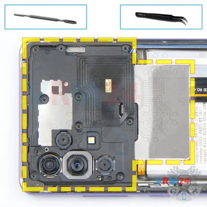 Как разобрать Samsung Galaxy A52 SM-A525, Шаг 5/1