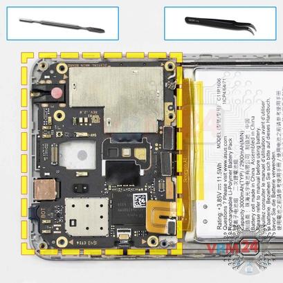 How to disassemble Asus ZenFone 3 Laser ZC551KL, Step 16/1