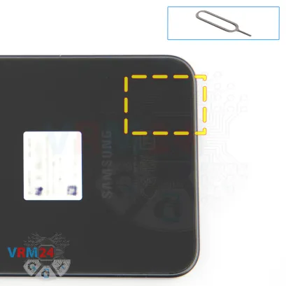 How to disassemble Samsung Galaxy A36 SM-A366, Step 2/1
