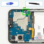 Cómo desmontar Samsung Galaxy A24 SM-A245, Paso 13/1