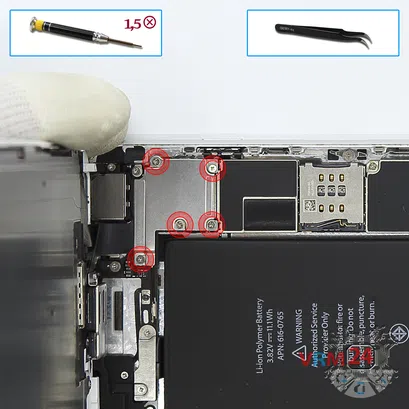 How to disassemble Apple iPhone 6 Plus, Step 4/1