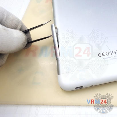 Como desmontar Huawei MediaPad T1 8.0'' por si mesmo, Passo 2/3