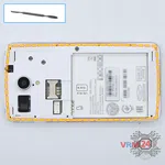 How to disassemble Lenovo A606, Step 4/1