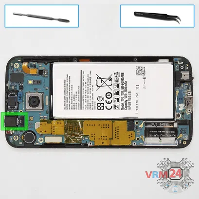 Cómo desmontar Samsung Galaxy S6 Edge SM-G925, Paso 5/1