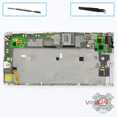 How to disassemble Huawei Ascend G6 / G6-L11, Step 8/1