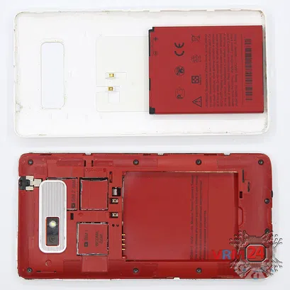 How to disassemble HTC Desire 600, Step 2/1