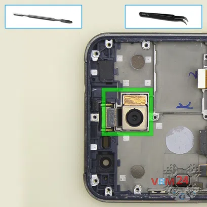 Cómo desmontar Asus ZenFone 3 ZE520KL, Paso 16/1