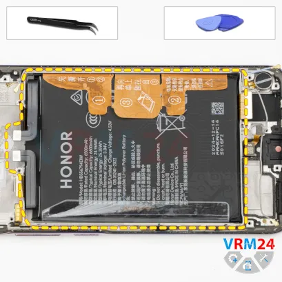 How to disassemble Honor X9c, Step 19/1