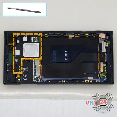 How to disassemble Sony Xperia XZ, Step 8/1