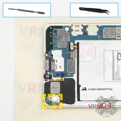 How to disassemble Samsung Galaxy Tab A 8.0'' SM-T355, Step 6/1