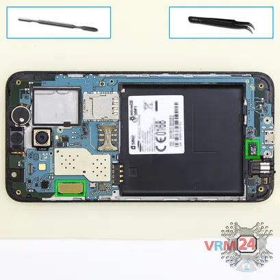 How to disassemble Samsung Galaxy J5 SM-J500, Step 8/1