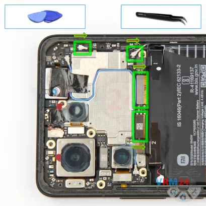 Cómo desmontar Xiaomi 14T Pro, Paso 12/1