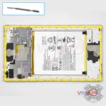 Cómo desmontar Lenovo Tab 4 TB-8504X, Paso 6/1