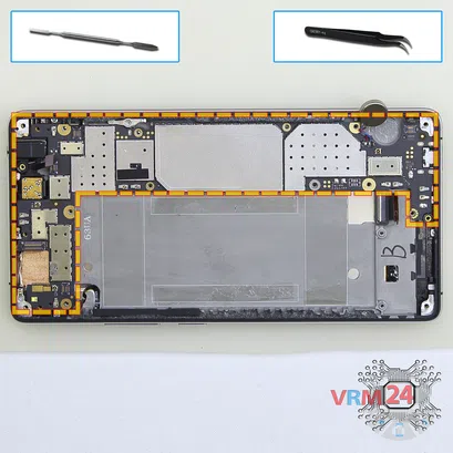 How to disassemble ZTE Nubia Z9 Max, Step 12/1