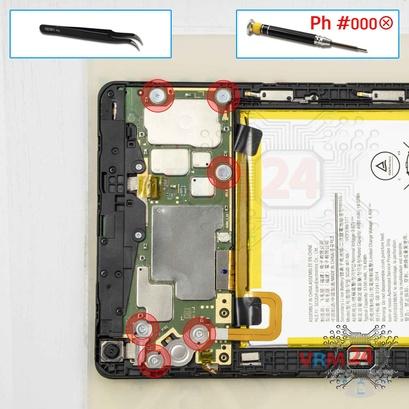Como desmontar Samsung Galaxy Tab A 8.0'' (2019) SM-T295 por si mesmo, Passo 10/1
