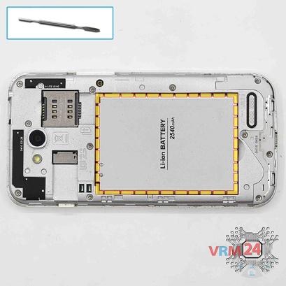 How to disassemble LG L90 D410, Step 2/1