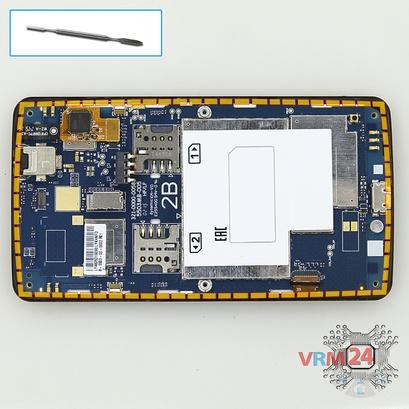 How to disassemble LG L60 X145, Step 7/1
