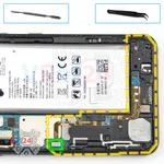 How to disassemble LG V50 ThinQ, Step 7/1