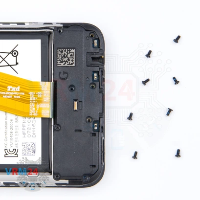 Como desmontar Samsung Galaxy A03s SM-037 por si mesmo, Passo 13/2
