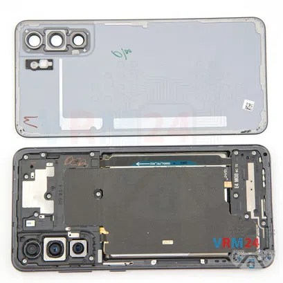 Como desmontar Samsung Galaxy S21 FE SM-G990 por si mesmo, Passo 3/2