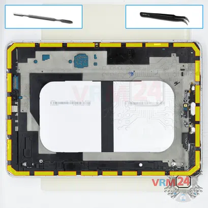 How to disassemble Samsung Galaxy Tab S2 9.7'' SM-T819, Step 4/1