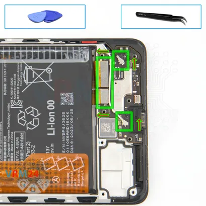 How to disassemble Xiaomi Redmi Note 12 Pro+, Step 14/1