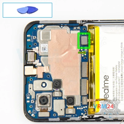 How to disassemble Realme C31, Step 6/1