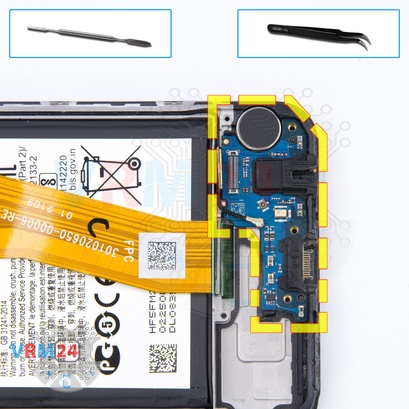 How to disassemble Samsung Galaxy A02s SM-A025, Step 10/1
