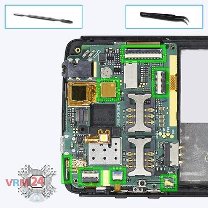 How to disassemble Philips Xenium W732, Step 8/1