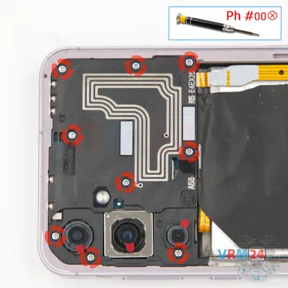 How to disassemble Samsung Galaxy A55 SM-A556, Step 5/1