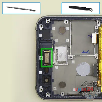 Cómo desmontar Asus ZenFone 3 ZE520KL, Paso 17/1