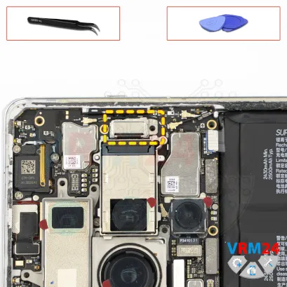 How to disassemble Oppo Find X7 Ultra, Step 17/1