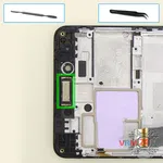 How to disassemble Huawei Honor 6C, Step 19/1