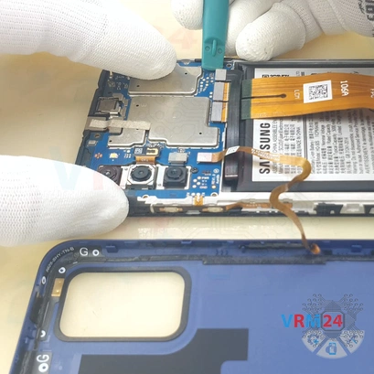 Cómo desmontar Samsung Galaxy A03s SM-037, Paso 6/3