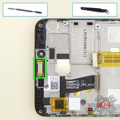 How to disassemble Meizu M5 M611H, Step 17/1