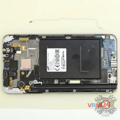 Cómo desmontar Samsung Galaxy Note 3 Neo SM-N7505, Paso 8/2