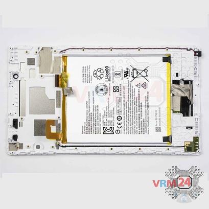 Como desmontar Lenovo Tab 4 TB-8504X, Passo 17/1