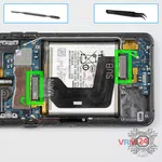 Como desmontar Samsung Galaxy A80 SM-A805, Passo 13/1