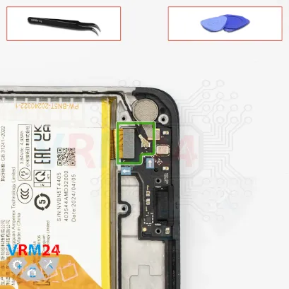 Cómo desmontar Xiaomi POCO M6, Paso 10/1