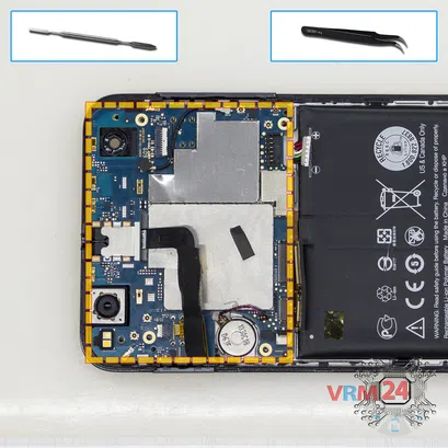 How to disassemble HTC One X9, Step 13/1