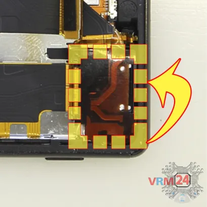 How to disassemble Sony Xperia Z3 Plus, Step 8/2